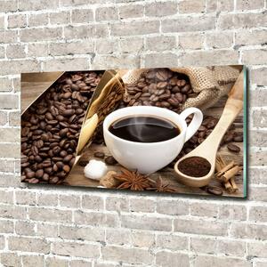 Foto obraz skleněný horizontální Šálek kávy osh-59335540