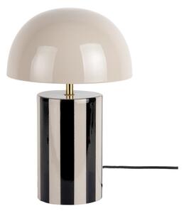 Černá/taupe kovová stolní lampa (výška 34 cm) Rayado – Leitmotiv
