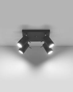 Sollux Stropní/nástěnné svítidlo RING 4 ø 8 cm, čtvercové Barva: Chrom