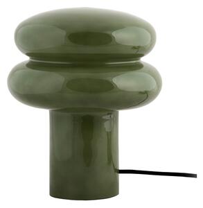 Zelená skleněná stolní lampa (výška 24 cm) Incesante – Leitmotiv