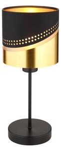 Globo 54046T - Stolní lampa OR 1xE27/40W/230V pr. 16 cm černá/zlatá