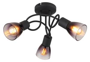 Globo 54312-3D - Přisazený lustr SATELLA 3xE14/25W/230V černá