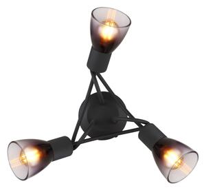 Globo 54312-3D - Přisazený lustr SATELLA 3xE14/25W/230V černá