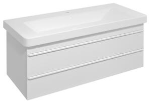 Sapho, SITIA umyvadlová skříňka 101,4x50x43,4cm, 2x zásuvka, bílá matná, SI105-3131