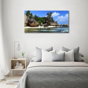 Foto obraz na plátně Seychely panorama oc-61342211