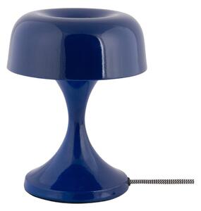 Modrá kovová stolní lampa (výška 20 cm) Moda Retro – Leitmotiv