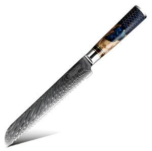 Nůž na pečivo z damaškové oceli SaKuRo Honey 20,3 cm