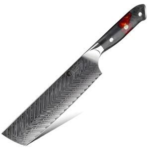 Japonský nůž nakiri z damaškové oceli SaKuRo Sakai 17,8 cm