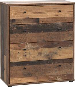 Komoda >Tembi< v provedení Old Wood Vintage – 73,7 x 85,5 x 34,8 cm (š x v x h)