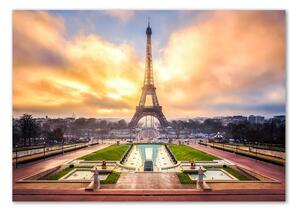 Foto-obraz fotografie na skle Eiffelova věž Paříž osh-61738045