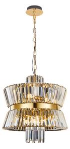 Lustr na řetězu AURELIA 12xE14/40W/230V zlatá