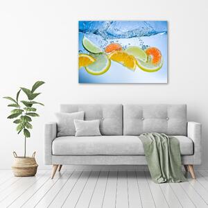 Foto obraz na plátně do obýváku Citrusy pod vodou oc-61997727