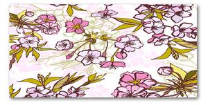 Foto obraz sklo tvrzené Květy višně osh-63762757