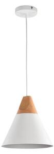 Maytoni P359-PL-01-W -Lustr na lanku BICONES 1xE27/60W/230V pr. 22cm bílá/béžová