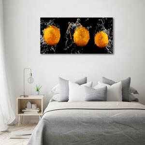 Moderní skleněný obraz z fotografie Pomeranče a voda osh-63932923