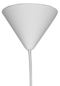 Závěsná lampa Twist - bílý len - 55 cm