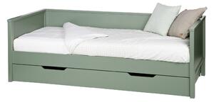 WOOOD Dřevěná postel NIKKI zelená 365593-G