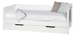 WOOOD Dřevěná postel NIKKI bílá 365593-W