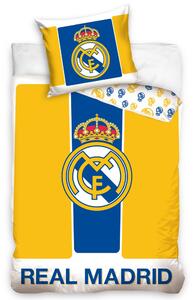 CARBOTEX Bavlněné povlečení Real Madrid Yellow Stripes 140x200/70x90