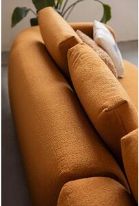 Šedohnědá rohová pohovka z textilie bouclé (levý roh) Imola – Bonami Selection