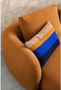 Rohová pohovka z textilie bouclé v hořčicové barvě (levý roh) Imola – Bonami Selection