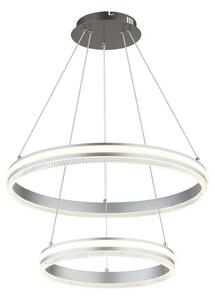 Závěsné svítidlo LED 2700–6000K černý chrom, stříbrná IP20 GLOBO lighting FRANCINE 67377-60H