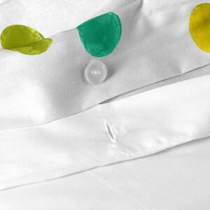 Bílý bavlněný povlak na peřinu na jednolůžko 140x200 cm Confetti – Happy Friday