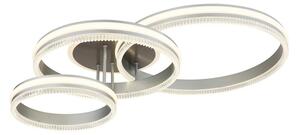 Stropní svítidlo LED 2700–6000K černý chrom, stříbrná IP20 GLOBO lighting FRANCINE 67377-72