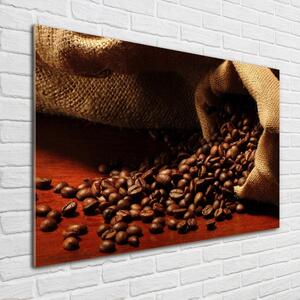Foto obraz skleněný horizontální Zrnka kávy osh-6552955