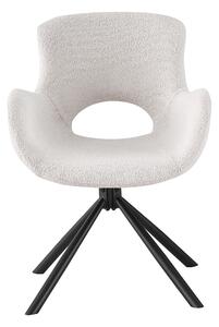 House Nordic Jídelní židle AMORIM bílé bouclé 1001186