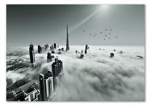 Foto obraz sklo tvrzené Mlha nad Dubajem osh-67144180