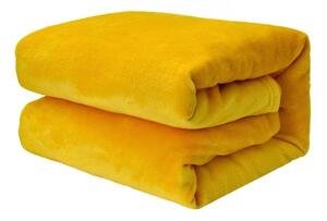 Bavlissimo deka mikroflanel 200 x 230 cm žlutá