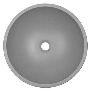 Laveo Amber, granitové umyvadlo na desku 41x41x13, 5 cm, šedá, LAV-VGR1521T