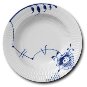 Porcelánový hluboký talíř Blue Fluted Mega Ø 21 cm