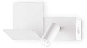 Ideal Lux Nástěnné svítidlo KOMODO s USB Barva: Bílá, Varianty: levostranné