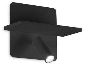 Ideal Lux Nástěnné LED svítidlo PIANO Barva: Černá