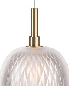 Bomma Luxusní závěsné svítidlo Metamorphosis Large bez baldachýnu Barva: Amber, Povrch Montury: Kartáčovaná zlatá