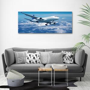 Foto-obraz canvas do obýváku Letadlo v oblacích oc-70950898