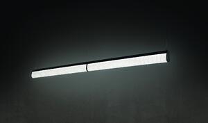 Slamp Závěsné LED svítidlo MODULA double Barva: Černá crystal