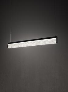 Slamp Závěsné LED svítidlo MODULA single Barva: Černá plissè