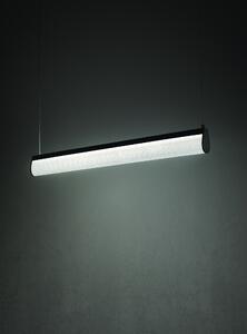 Slamp Závěsné LED svítidlo MODULA single Barva: Šedá plissè
