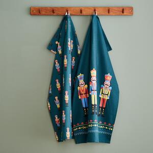 Bavlněné utěrky v sadě 2 ks s vánočním motivem 50x70 cm Nutcracker – Catherine Lansfield