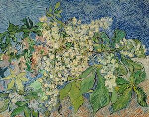 Vincent van Gogh - Obrazová reprodukce Blossoming Chestnut Branches, 1890, (40 x 30 cm)