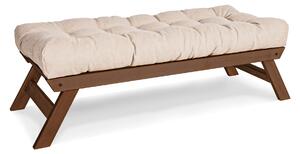 MarLiving Lavice BREEZIO 03 140 cm z masivu/krémová