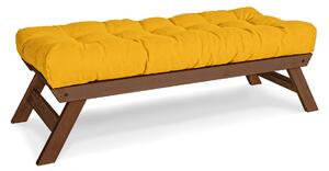 MarLiving Lavice BREEZIO 03 140 cm z masivu/žlutá