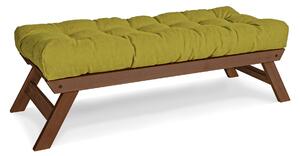 MarLiving Lavice BREEZIO 03 140 cm z masivu/zelená