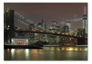 Fotoobraz na skle New York noc osh-74924672