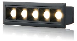 Led2 Zápustné lineární LED svítidlo LINEAR 5 Barva: Černá, Stmívání, řízení: DALI/PUSH