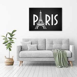Moderní skleněný obraz z fotografie Paříž osh-75318545