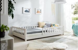 Rostoucí postel Adele bílá 120x200 cm + Optimal Comfort 12 cm + rošt
